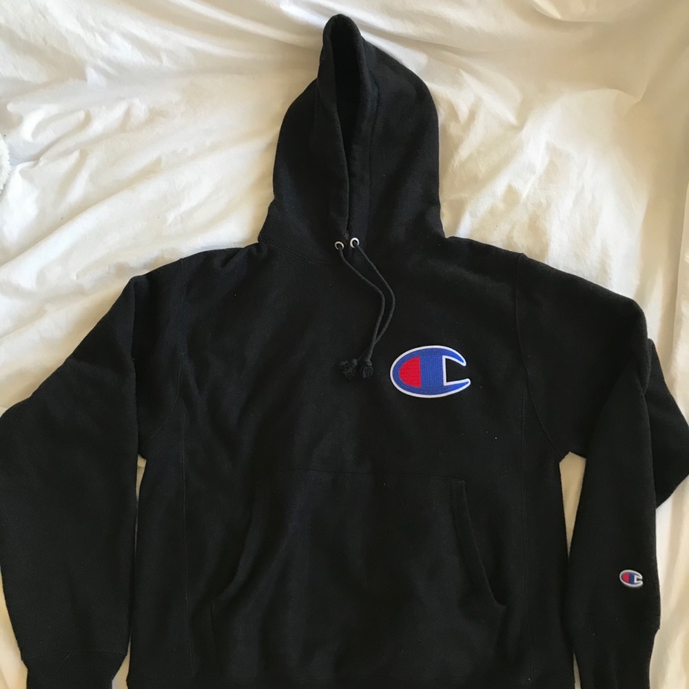 Champion Hoodie with Oversized Logo